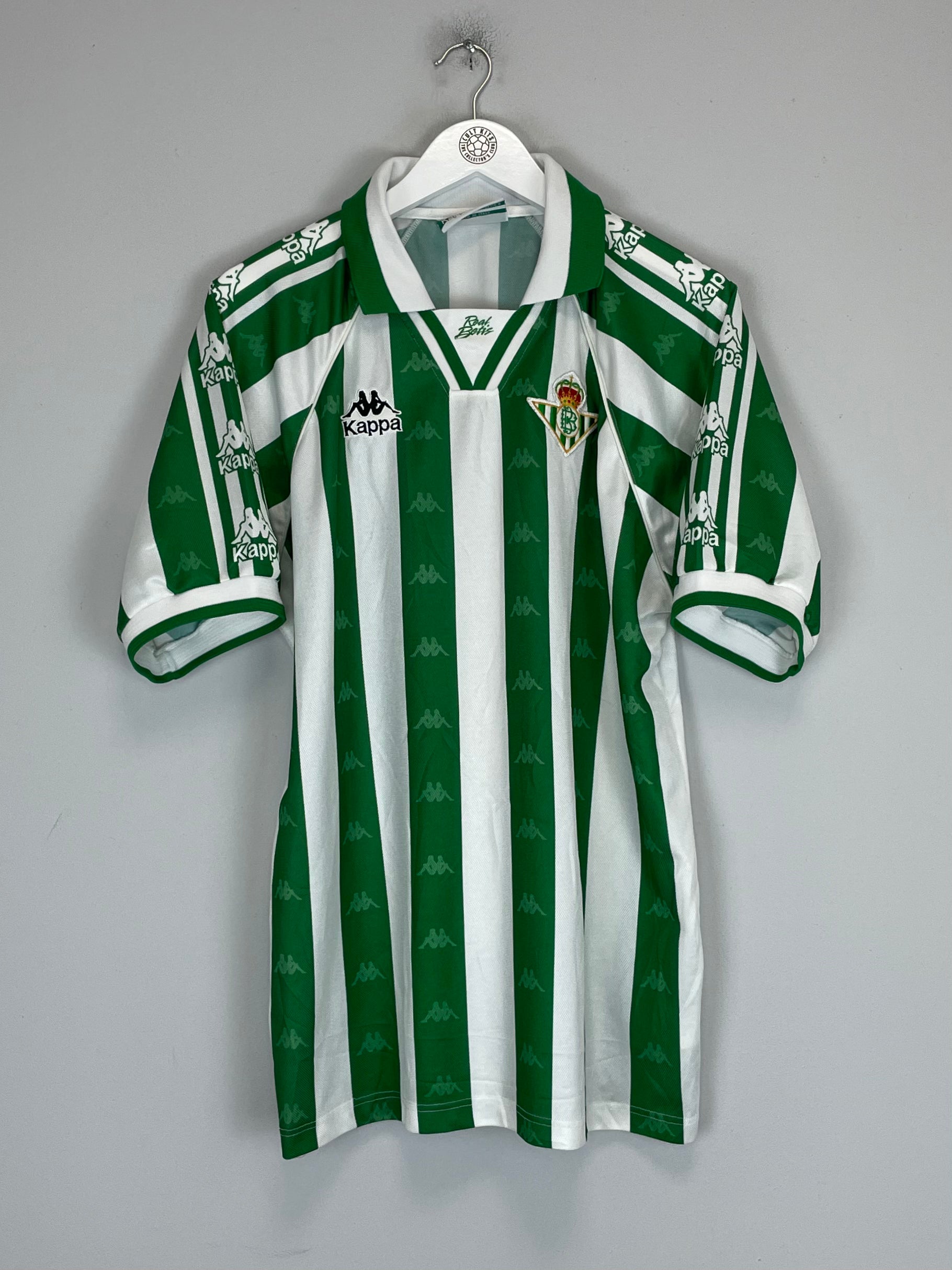 Shop 1995/97 REAL BETIS HOME SHIRT (L) KAPPA, classic football shirts, vintage football shirts & retro soccer jerseys at Cult Kits