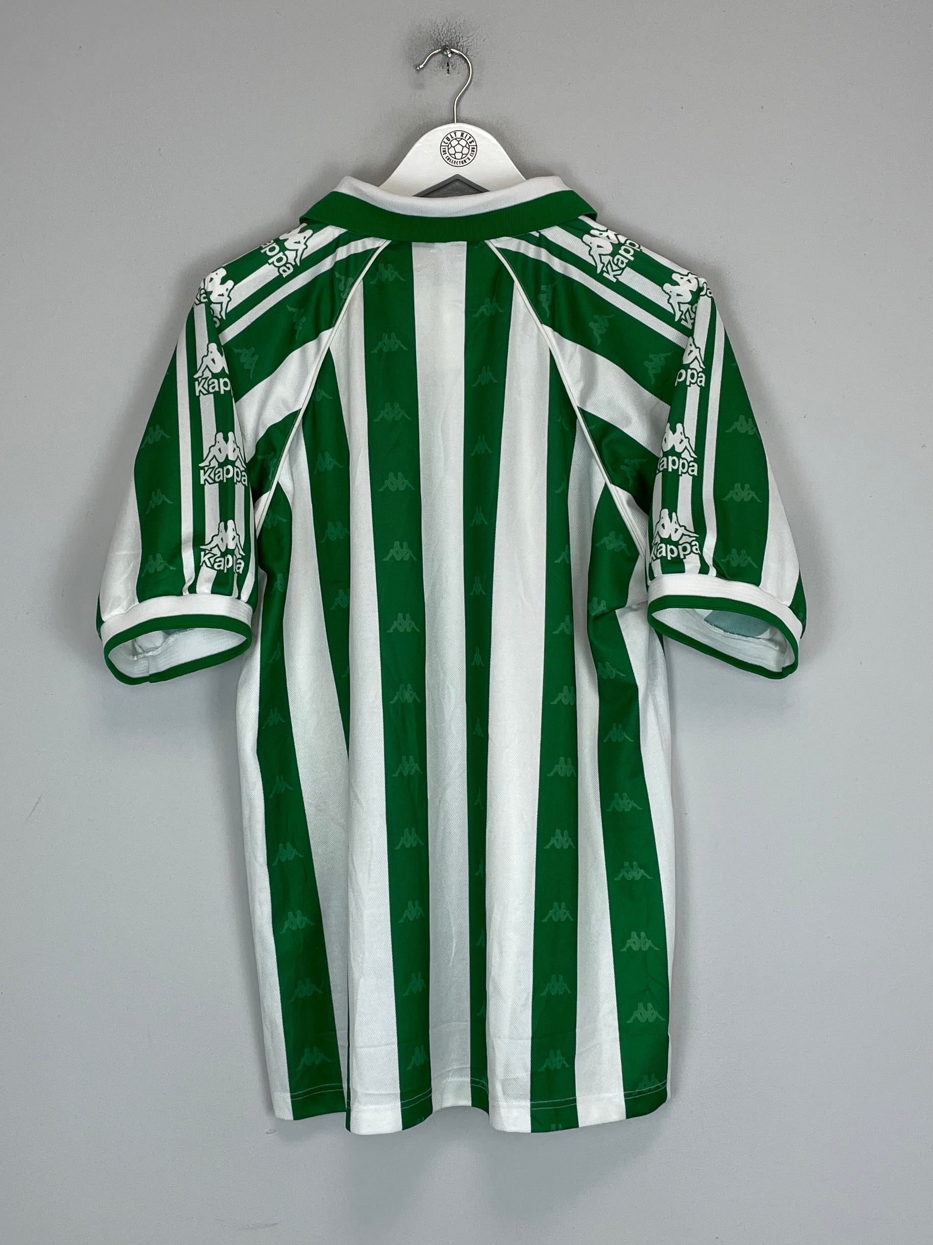 Shop 1995/97 REAL BETIS HOME SHIRT (L) KAPPA, classic football shirts, vintage football shirts & retro soccer jerseys at Cult Kits