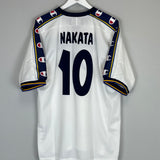 2001/02 PARMA NAKATA #10 AWAY SHIRT (XL) CHAMPION