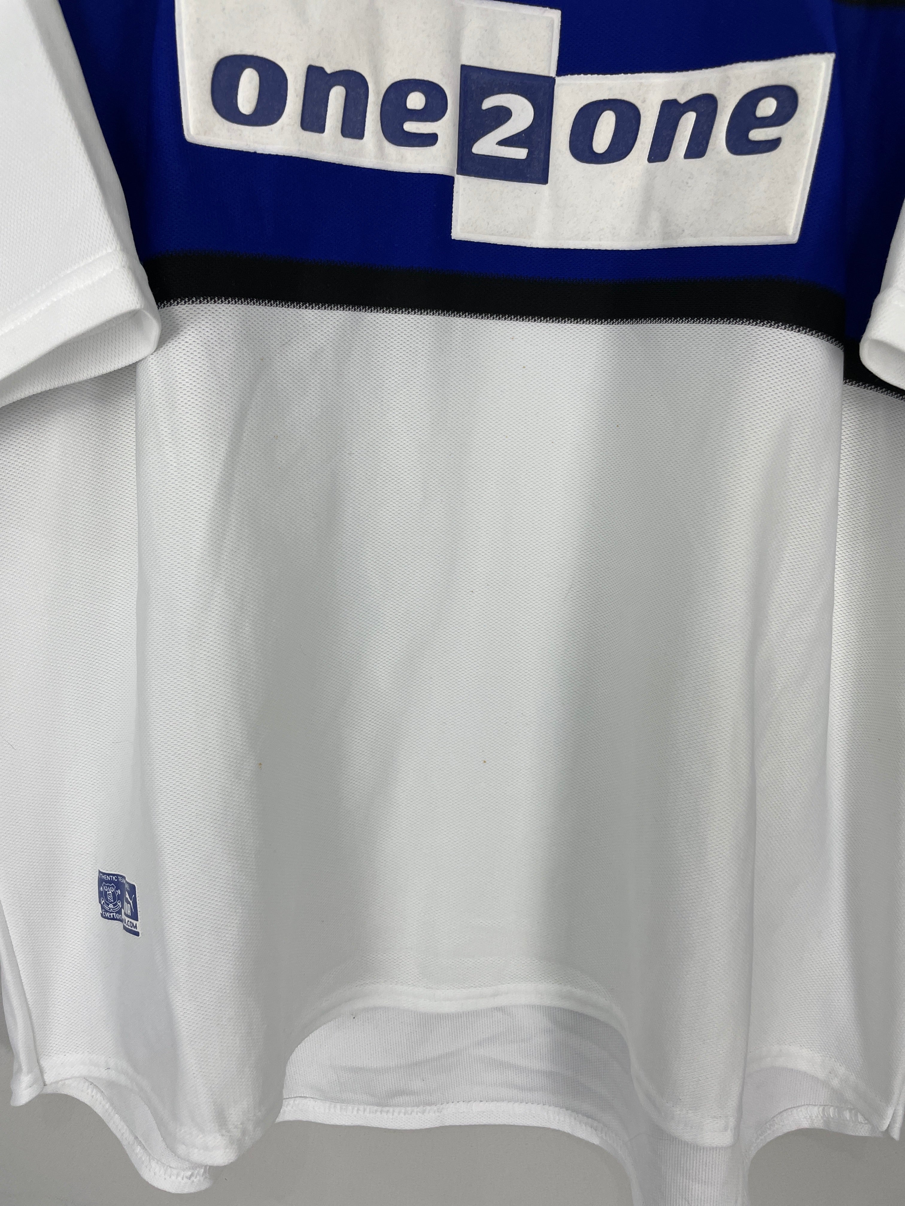 Shop 2000/01 EVERTON THIRD SHIRT (XL) UMBRO, classic football shirts, vintage football shirts & retro soccer jerseys at Cult Kits