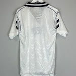 Shop 1992/93 REAL MADRID *MINT* HOME SHIRT (L) HUMMEL, classic football shirts, vintage football shirts & retro soccer jerseys at Cult Kits