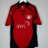 2006/07 BAYER LEVERKUSEN STENMAN #2 HOME SHIRT (XL) ADIDAS