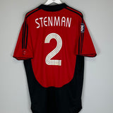 2006/07 BAYER LEVERKUSEN STENMAN #2 HOME SHIRT (XL) ADIDAS