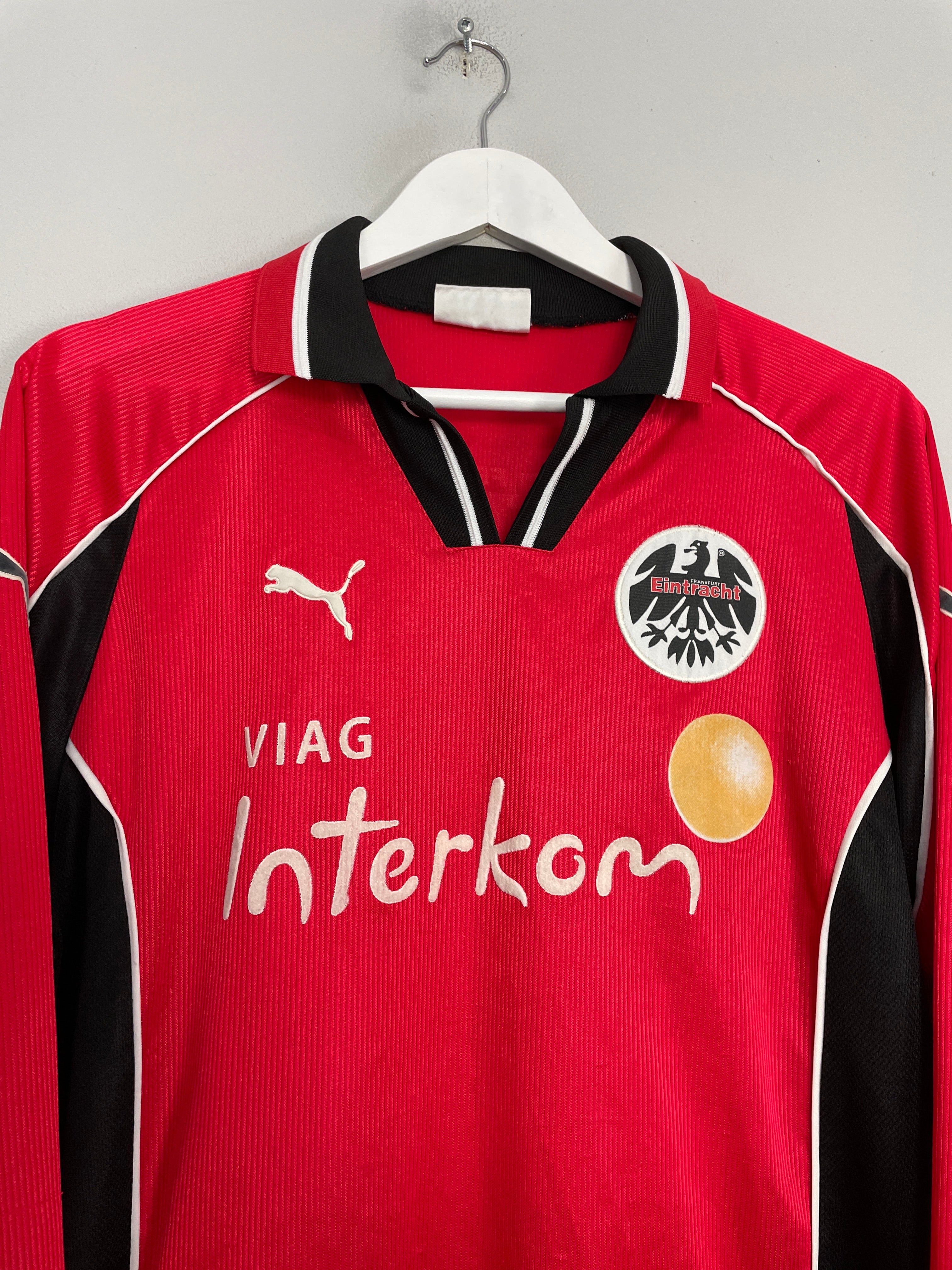 Shop 1998/00 FRANKFURT #12 L/S HOME SHIRT (M) PUMA, classic football shirts, vintage football shirts & retro soccer jerseys at Cult Kits