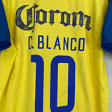 2003/04 CLUB AMERICA C.BLANCO #10 HOME SHIRT (L) NIKE