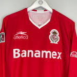 Shop 2007/08 TOLUCA L/S HOME SHIRT (S) ATLETICA, classic football shirts, vintage football shirts & retro soccer jerseys at Cult Kits