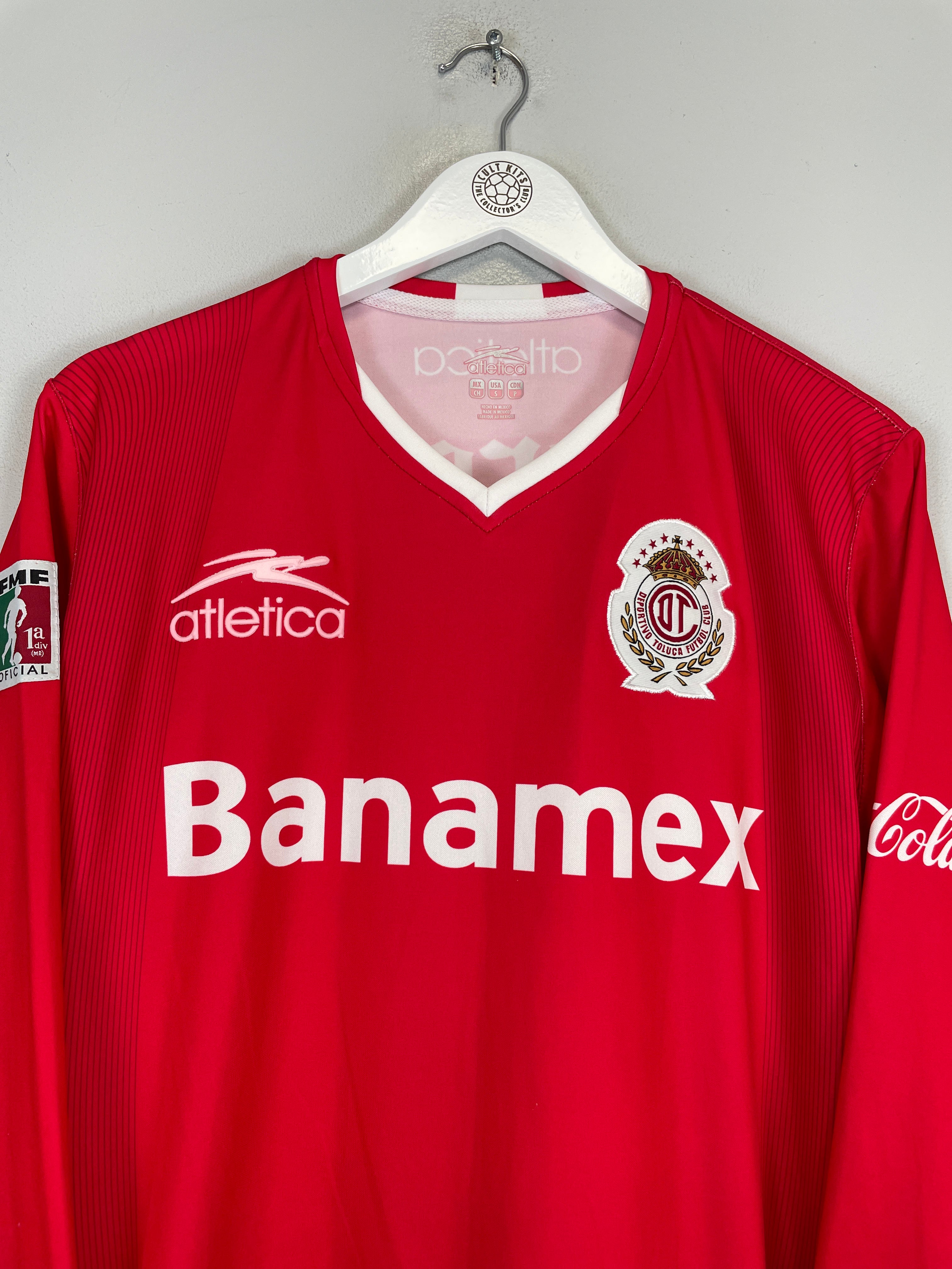 Shop 2007/08 TOLUCA L/S HOME SHIRT (S) ATLETICA, classic football shirts, vintage football shirts & retro soccer jerseys at Cult Kits