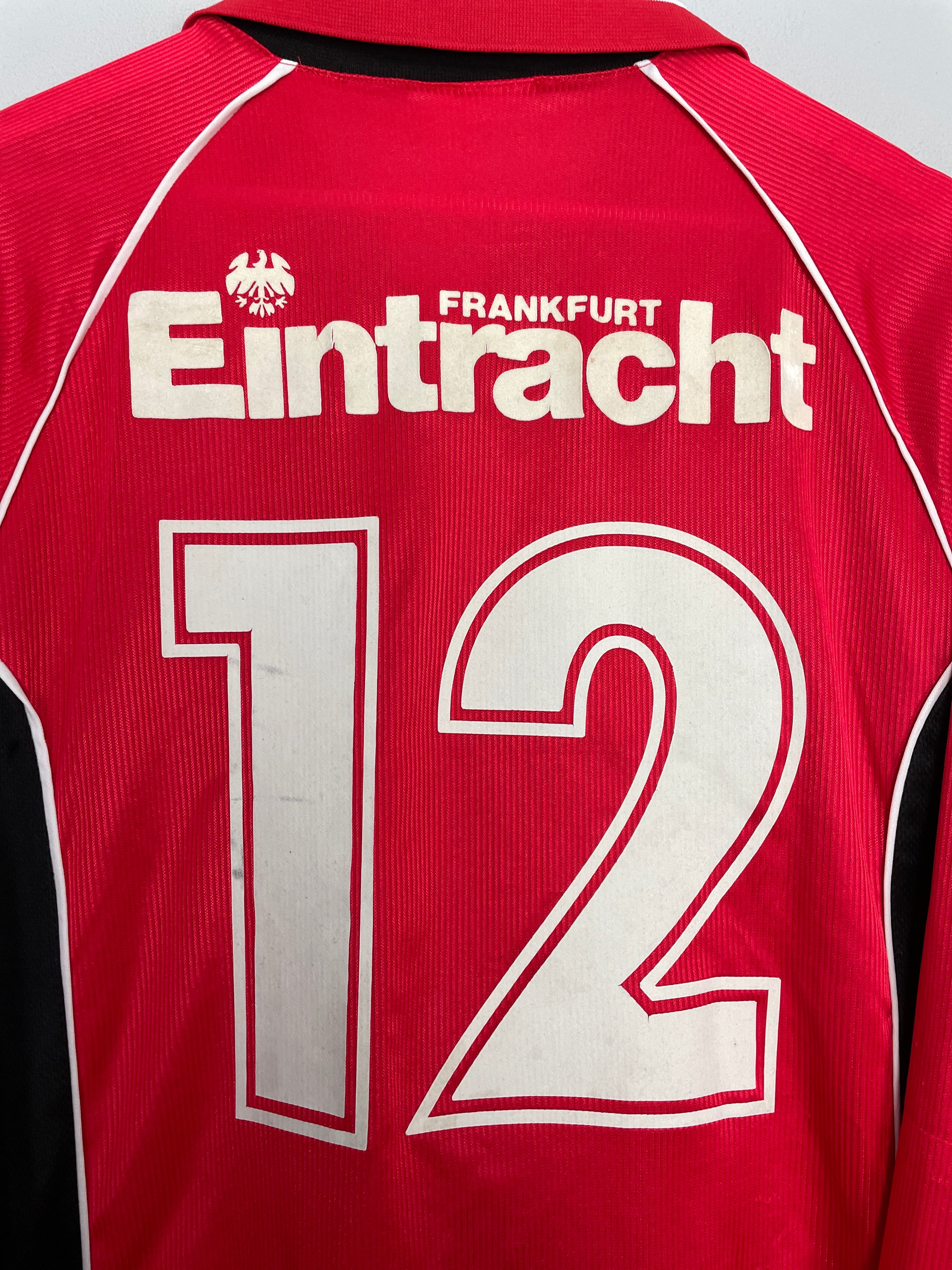 Shop 1998/00 FRANKFURT #12 L/S HOME SHIRT (M) PUMA, classic football shirts, vintage football shirts & retro soccer jerseys at Cult Kits