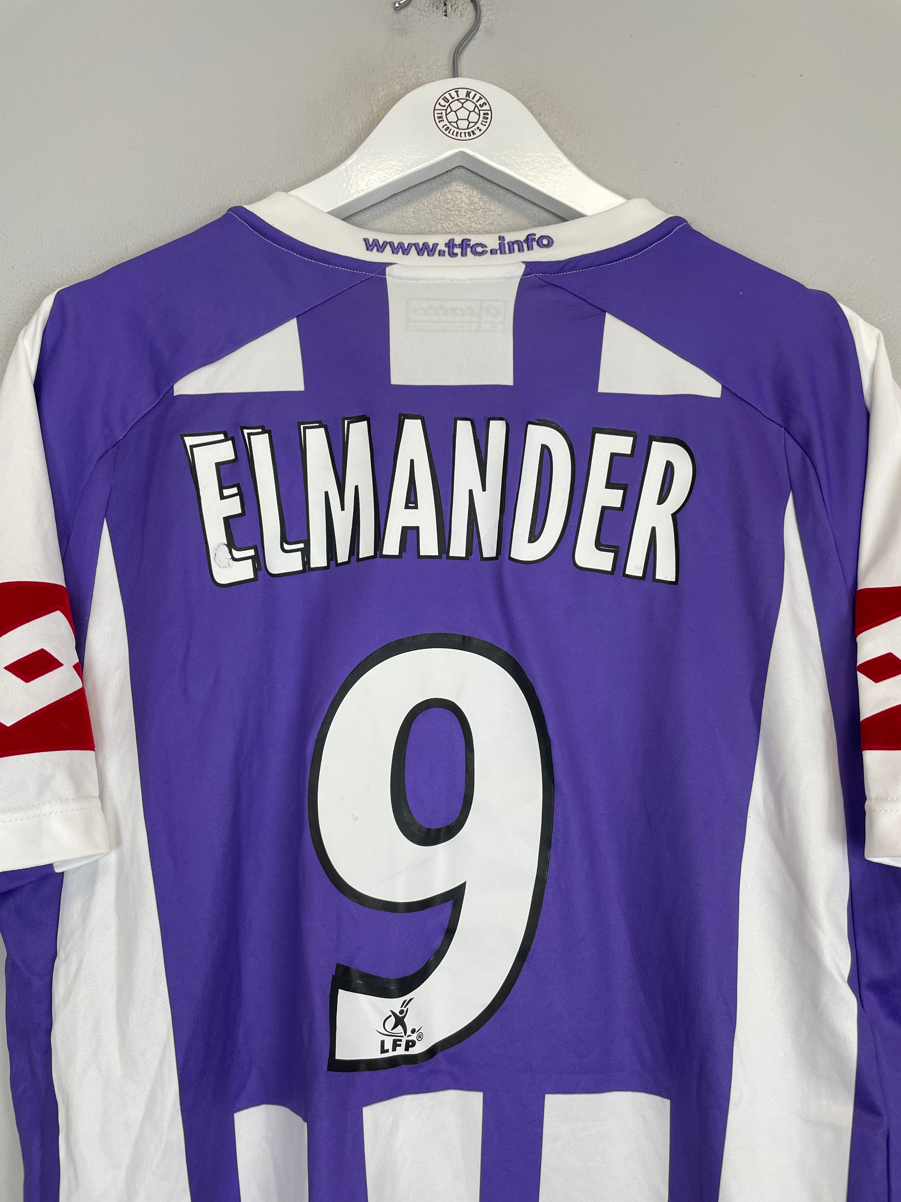 Shop 2006/07 TOULOUSE ELMANDER #9 HOME SHIRT (XL) LOTTO, classic football shirts, vintage football shirts & retro soccer jerseys at Cult Kits