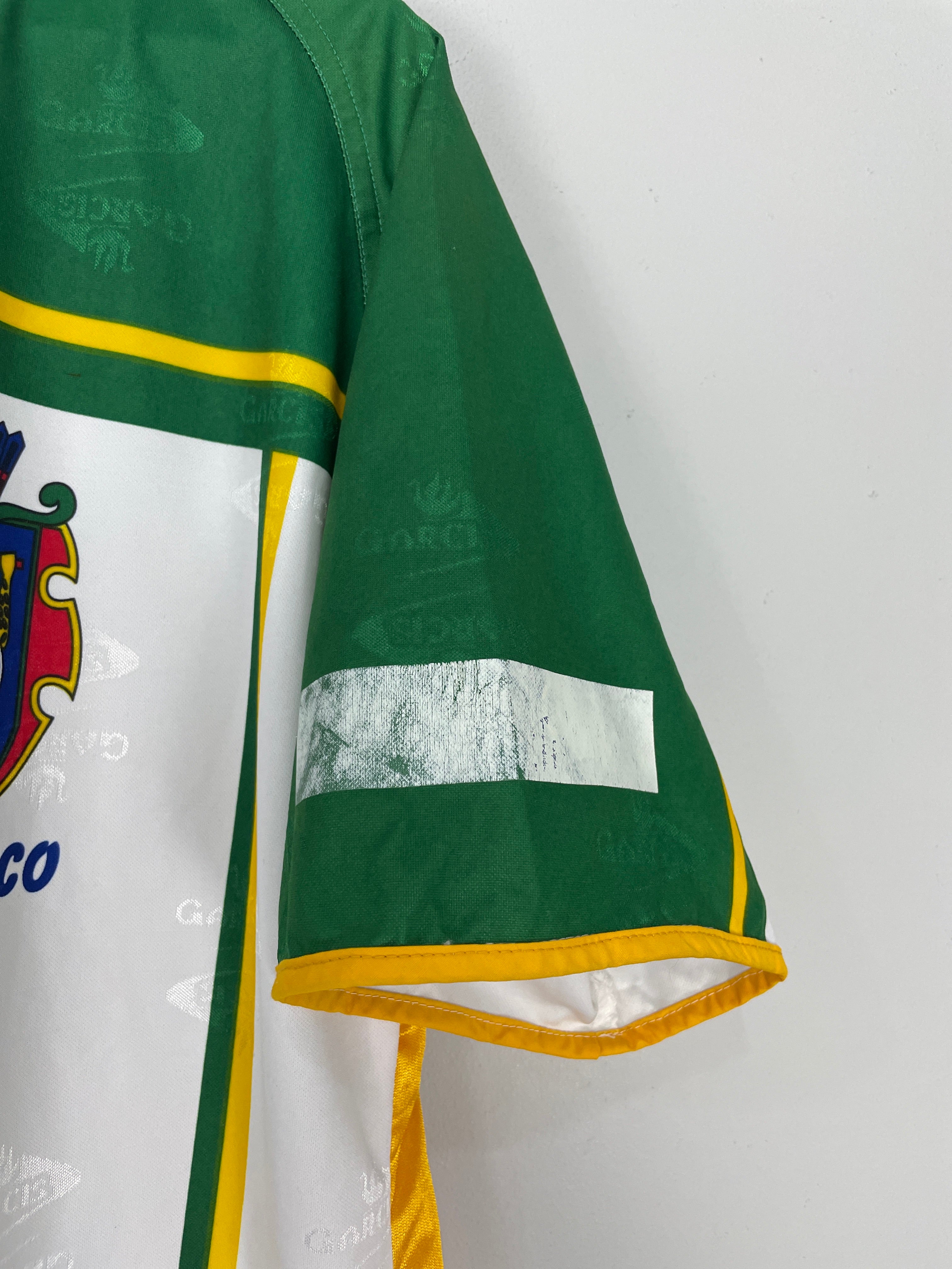 Shop 2001/02 GUERREROS DE ACAPULCO #76 HOME SHIRT (XL) GARCIS, classic football shirts, vintage football shirts & retro soccer jerseys at Cult Kits