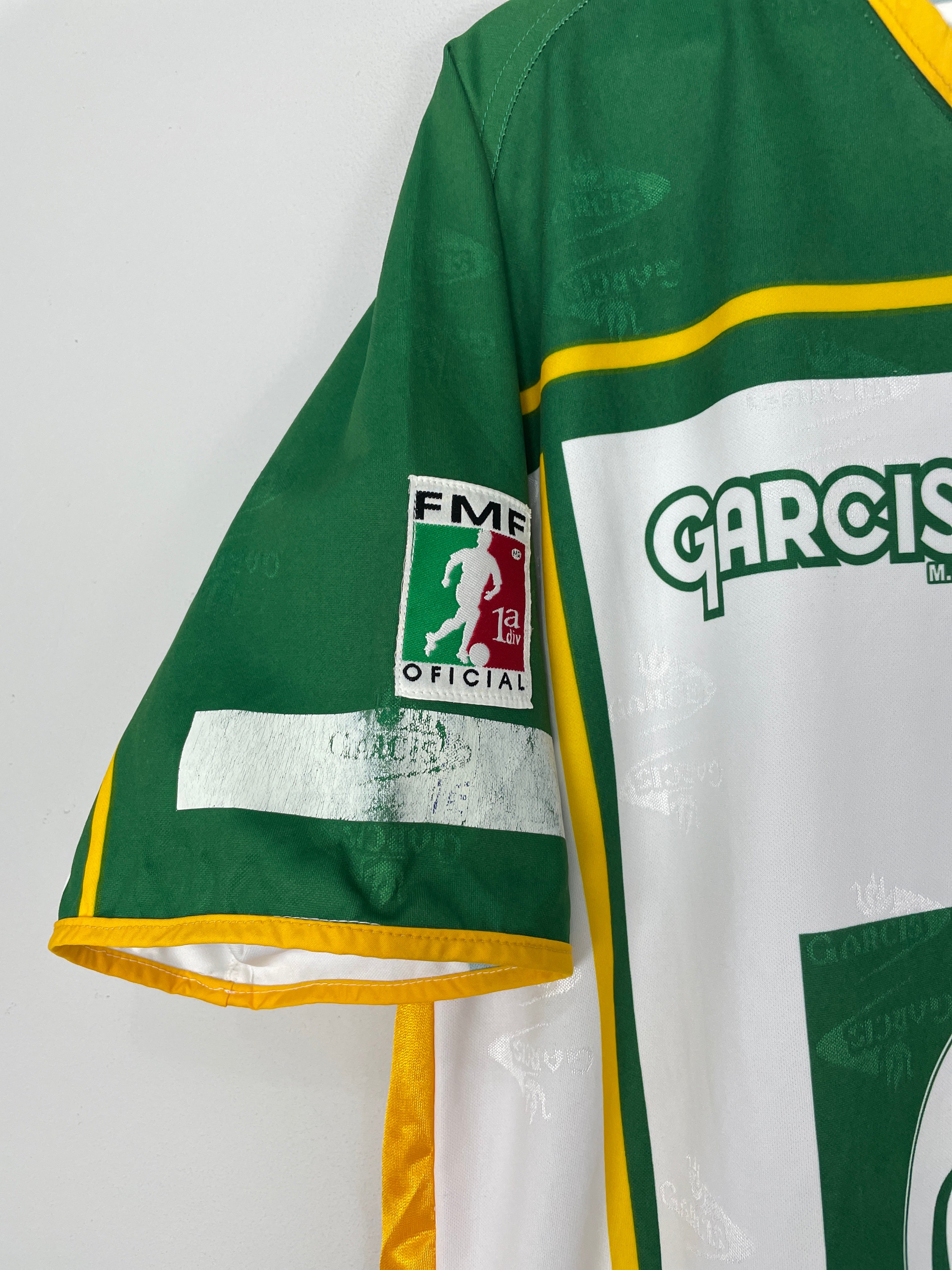Shop 2001/02 GUERREROS DE ACAPULCO #76 HOME SHIRT (XL) GARCIS, classic football shirts, vintage football shirts & retro soccer jerseys at Cult Kits