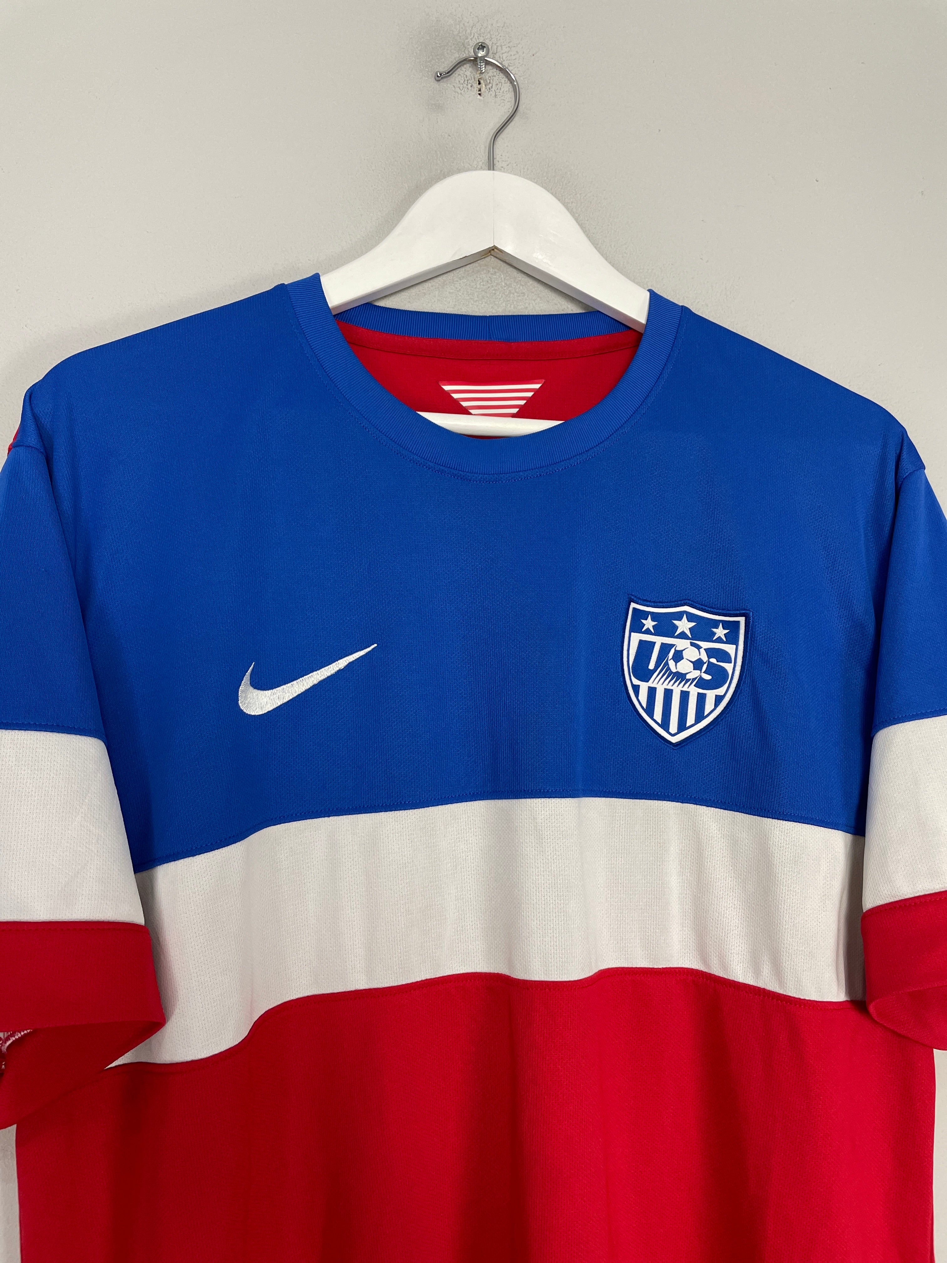 Shop 2014/15 USA AWAY SHIRT (XL) NIKE, classic football shirts, vintage football shirts & retro soccer jerseys at Cult Kits