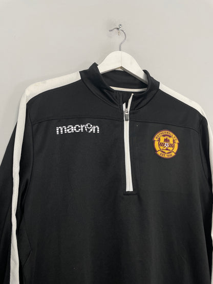 2017/18 MOTHERWELL 1/4 ZIP TRAINING TOP (XL) MACRON