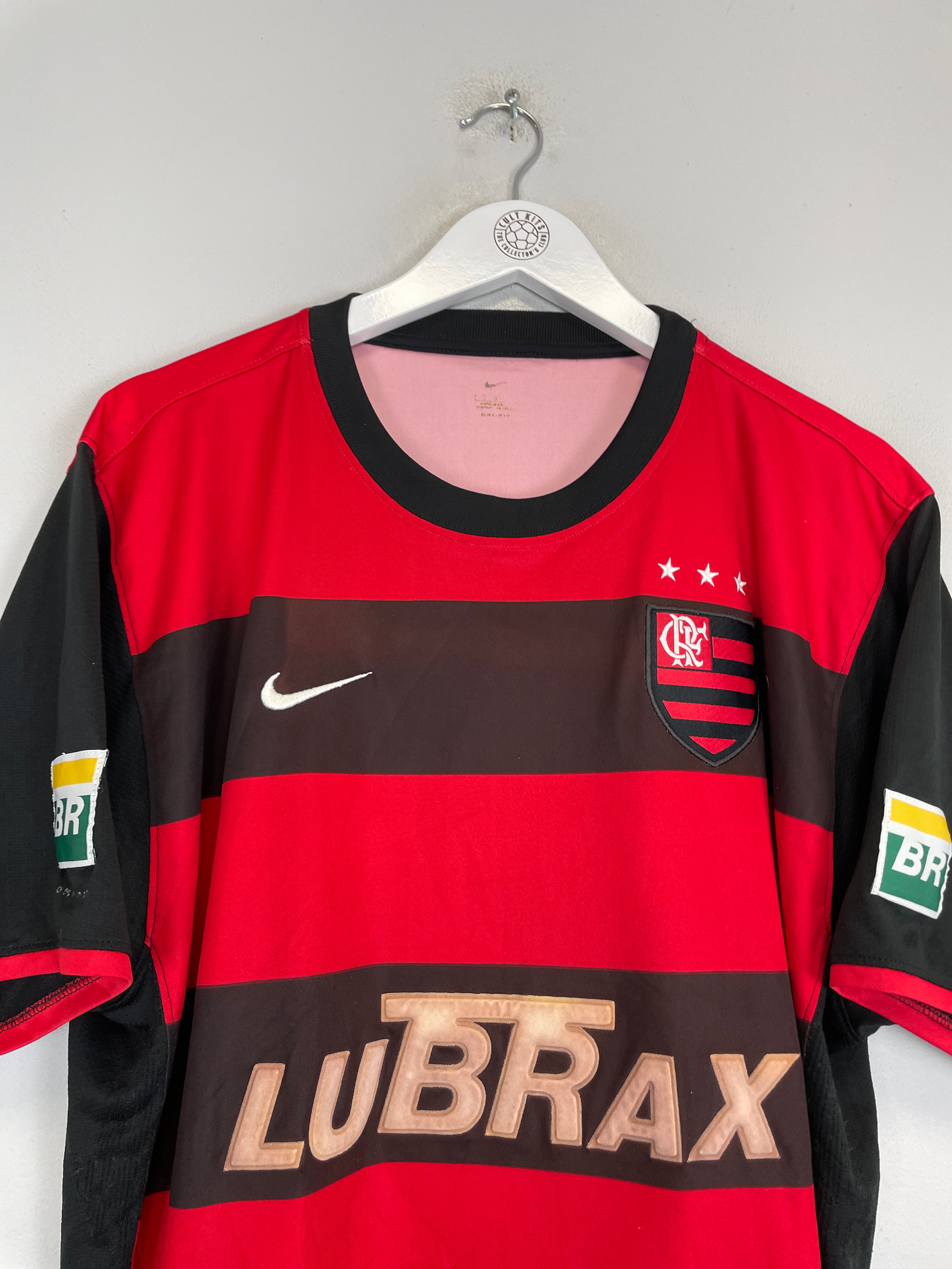 Shop 2005/06 FLAMENGO #9 HOME SHIRT (L) NIKE, classic football shirts, vintage football shirts & retro soccer jerseys at Cult Kits