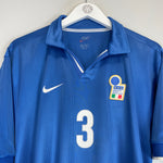 Shop 1997/98 ITALY MALDINI #3 HOME SHIRT (L) NIKE, classic football shirts, vintage football shirts & retro soccer jerseys at Cult Kits