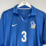 Shop 1997/98 ITALY MALDINI #3 HOME SHIRT (L) NIKE, classic football shirts, vintage football shirts & retro soccer jerseys at Cult Kits
