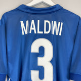 Shop 1997/98 ITALY MALDINI #3 HOME SHIRT (L) NIKE, classic football shirts, vintage football shirts & retro soccer jerseys at Cult Kits