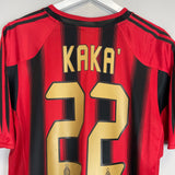 Shop 2004/05 AC MILAN KAKA #22 HOME SHIRT (L) ADIDAS, classic football shirts, vintage football shirts & retro soccer jerseys at Cult Kits
