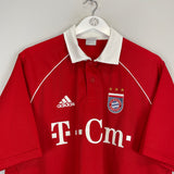 2005/06 BAYERN MUNICH SCHOLL #7 HOME SHIRT (L) ADIDAS