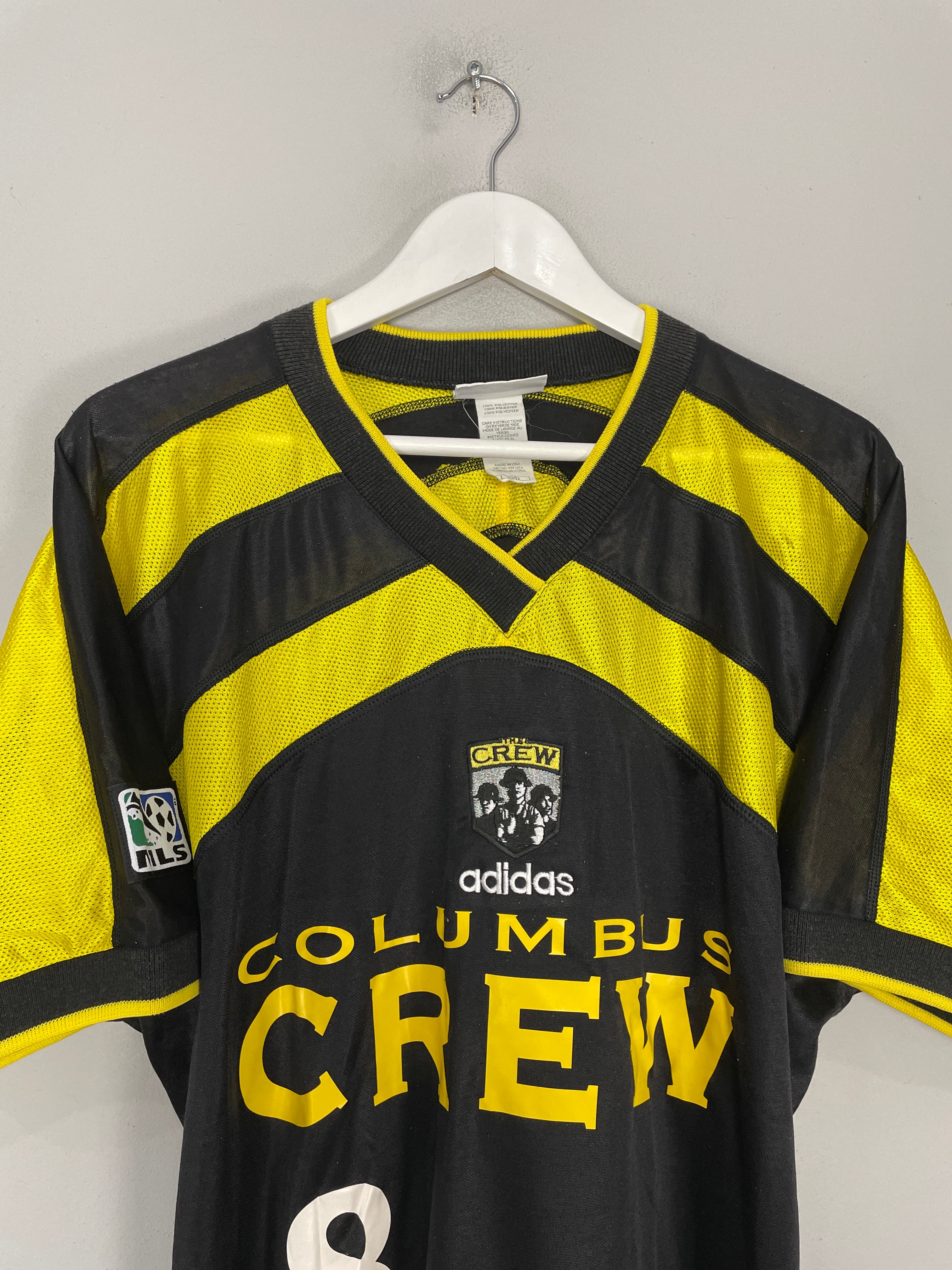 Shop 1996 COLOMBUS CREW OUGHTON #8 HOME SHIRT (L) ADIDAS, classic football shirts, vintage football shirts & retro soccer jerseys at Cult Kits