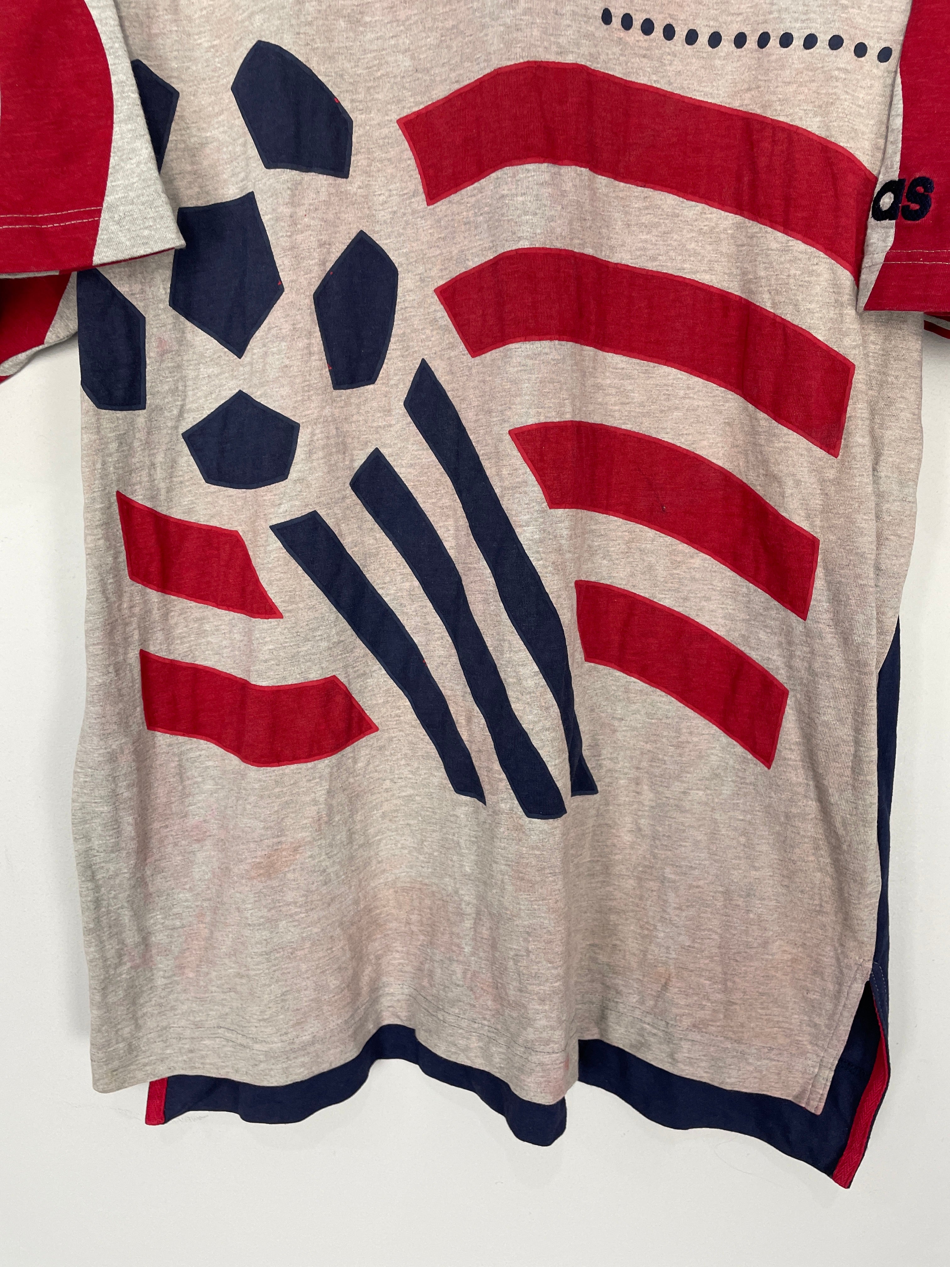 Shop 1994 USA WORLD CUP T-SHIRT (M) ADIDAS, classic football shirts, vintage football shirts & retro soccer jerseys at Cult Kits