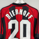 1998/99 AC MILAN BIERHOFF #20 HOME SHIRT (L) ADIDAS