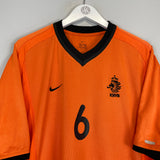 2000/02 NETHERLANDS SEEDORF #6 HOME SHIRT (XL) NIKE
