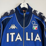 Shop 2000/01 ITALY TRACK JACKET (XL) KAPPA, classic football shirts, vintage football shirts & retro soccer jerseys at Cult Kits