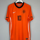 2010/11 NETHERLANDS SNEIJDER #10 HOME SHIRT (L) NIKE