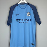 2016/17 MANCHESTER CITY DE BRUYNE #17 HOME SHIRT (L) NIKE