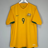 2006/08 AUSTRALIA VIDUKA #9 HOME SHIRT (L) NIKE