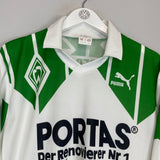 Shop 1991/92 WERDER BREMEN L/S AWAY SHIRT (L) PUMA, classic football shirts, vintage football shirts & retro soccer jerseys at Cult Kits