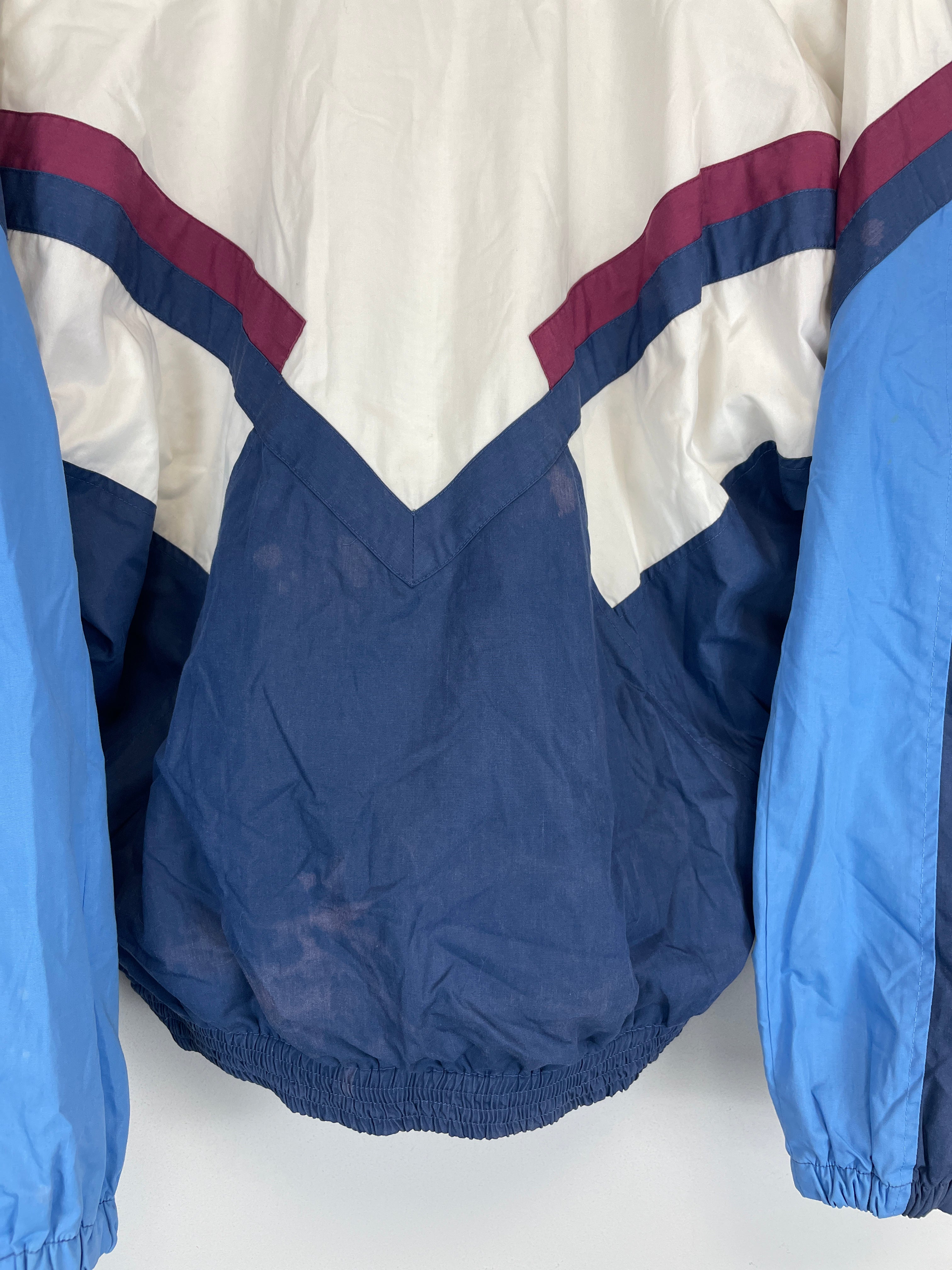 Shop 1990/92 ASTON VILLA TRAINING JACKET (M) UMBRO, classic football shirts, vintage football shirts & retro soccer jerseys at Cult Kits