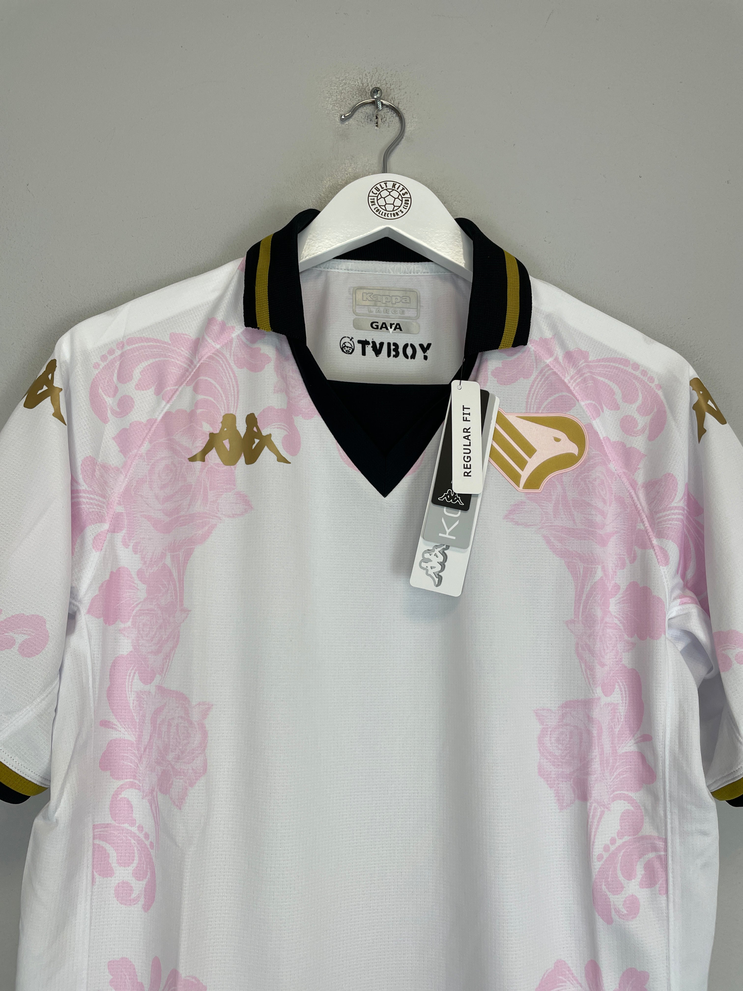 Shop 2022/23 PALERMO *BNWT* THIRD SHIRT (L) KAPPA, classic football shirts, vintage football shirts & retro soccer jerseys at Cult Kits