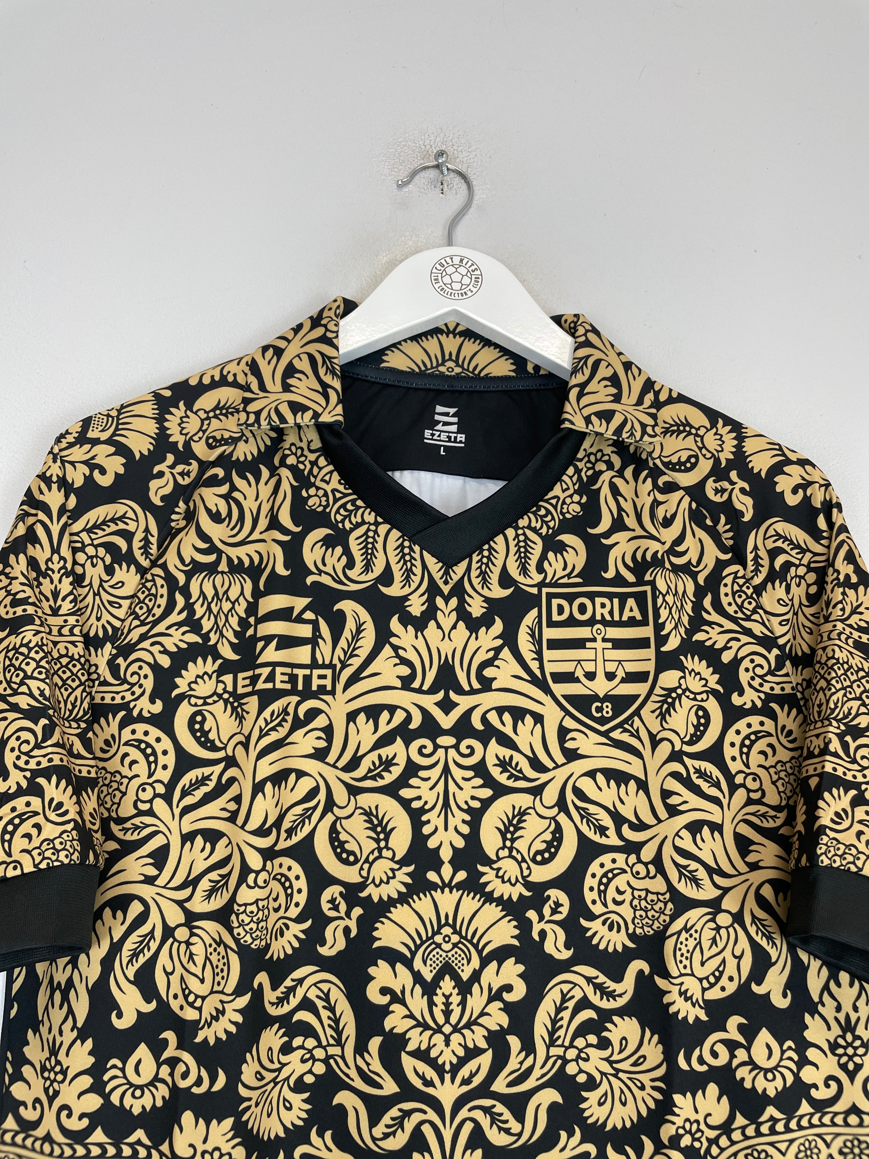 Shop 2021/22 DORIA CALCIO #10 THIRD SHIRT (L) EZETA, classic football shirts, vintage football shirts & retro soccer jerseys at Cult Kits