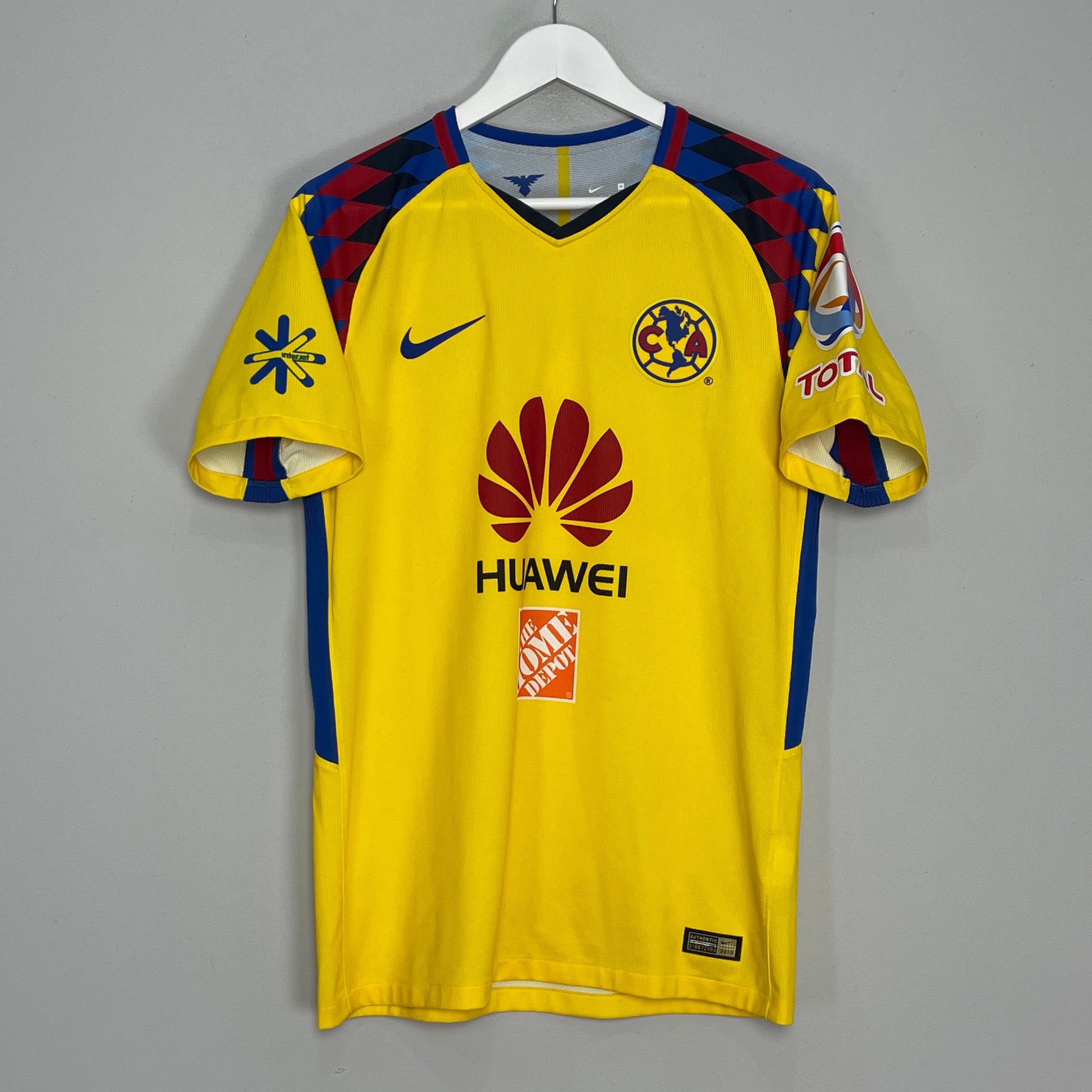 Shop 2017/18 CLUB AMERICA *PLAYER ISSUE* THIRD SHIRT (M) NIKE, classic football shirts, vintage football shirts & retro soccer jerseys at Cult Kits