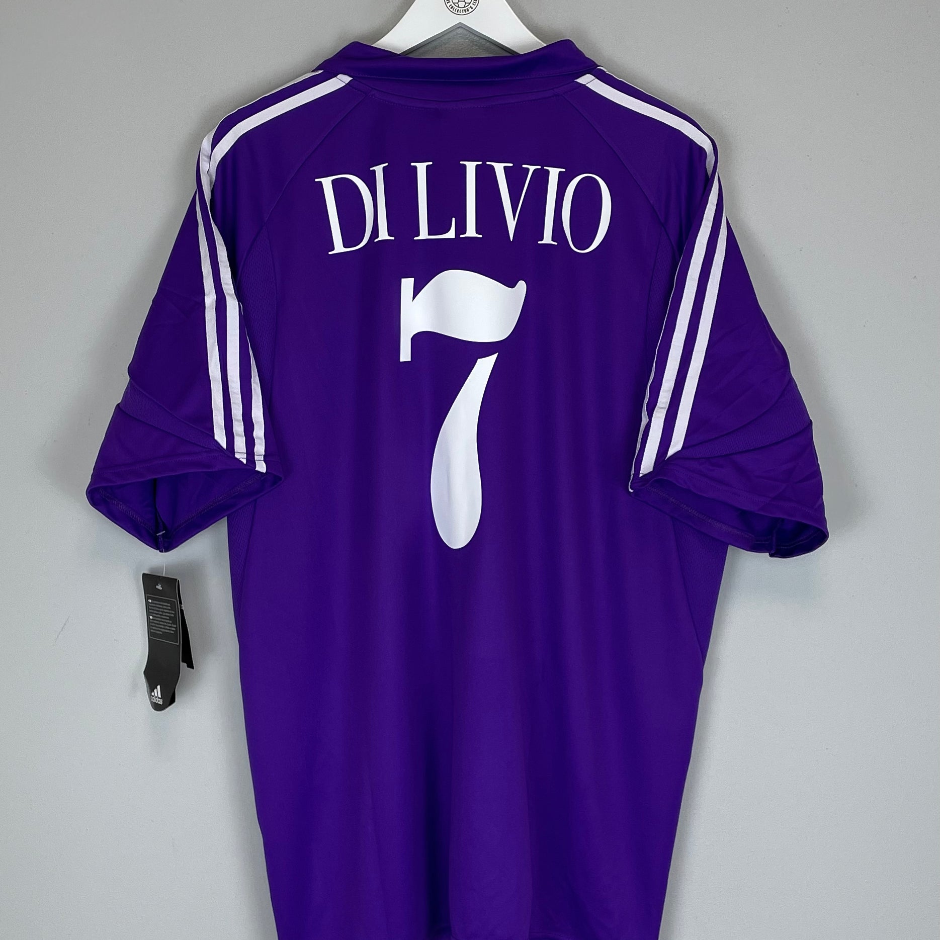 Buy 2003/04 FIORENTINA DI LIVIO 7 *BNWT* HOME SHIRT (M) ADIDAS ~ Free worldwide shipping available ~ Authentic Vintage Football Shirts from Cult Kits