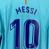 Shop 2017/18 BARCELONA MESSI #10 *AUTHENTIC* BNWT AWAY SHIRT (L) NIKE, classic football shirts, vintage football shirts & retro soccer jerseys at Cult Kits