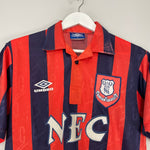 Shop 1992/94 EVERTON AWAY SHIRT (M) UMBRO, classic football shirts, vintage football shirts & retro soccer jerseys at Cult Kits