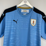 Shop 2016/17 URUGUAY HOME SHIRT (L) PUMA, classic football shirts, vintage football shirts & retro soccer jerseys at Cult Kits