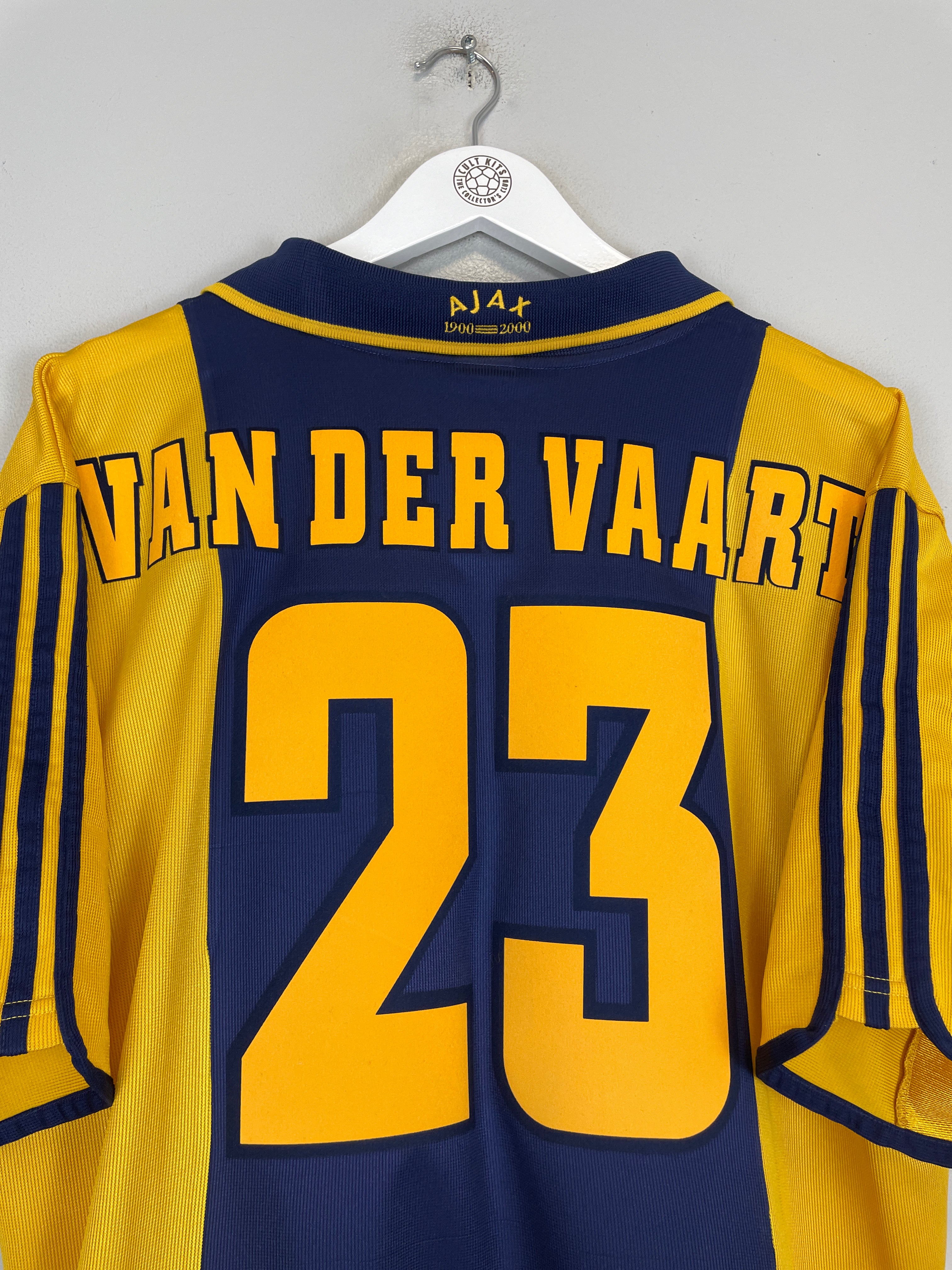 Shop 2000/01 AJAX VAN DER VAART #23 AWAY SHIRT (XL) ADIDAS, classic football shirts, vintage football shirts & retro soccer jerseys at Cult Kits