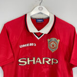 1999/00 MANCHESTER UNITED BECKHAM #7 C/L SHIRT (S) UMBRO