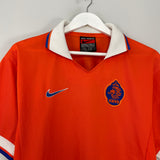 Shop 1997/98 NETHERLANDS HOME SHIRT (M) NIKE, classic football shirts, vintage football shirts & retro soccer jerseys at Cult Kits