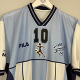 2001 ARGENTINA MARADONA #10 TESTIMONIAL SHIRT (M) FILA