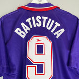 1996/97 FIORENTINA BATISTUTA #9 HOME SHIRT (L) REEBOK