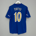 Shop 2003/04 ITALY TOTTI #10 HOME SHIRT (M) PUMA, classic football shirts, vintage football shirts & retro soccer jerseys at Cult Kits
