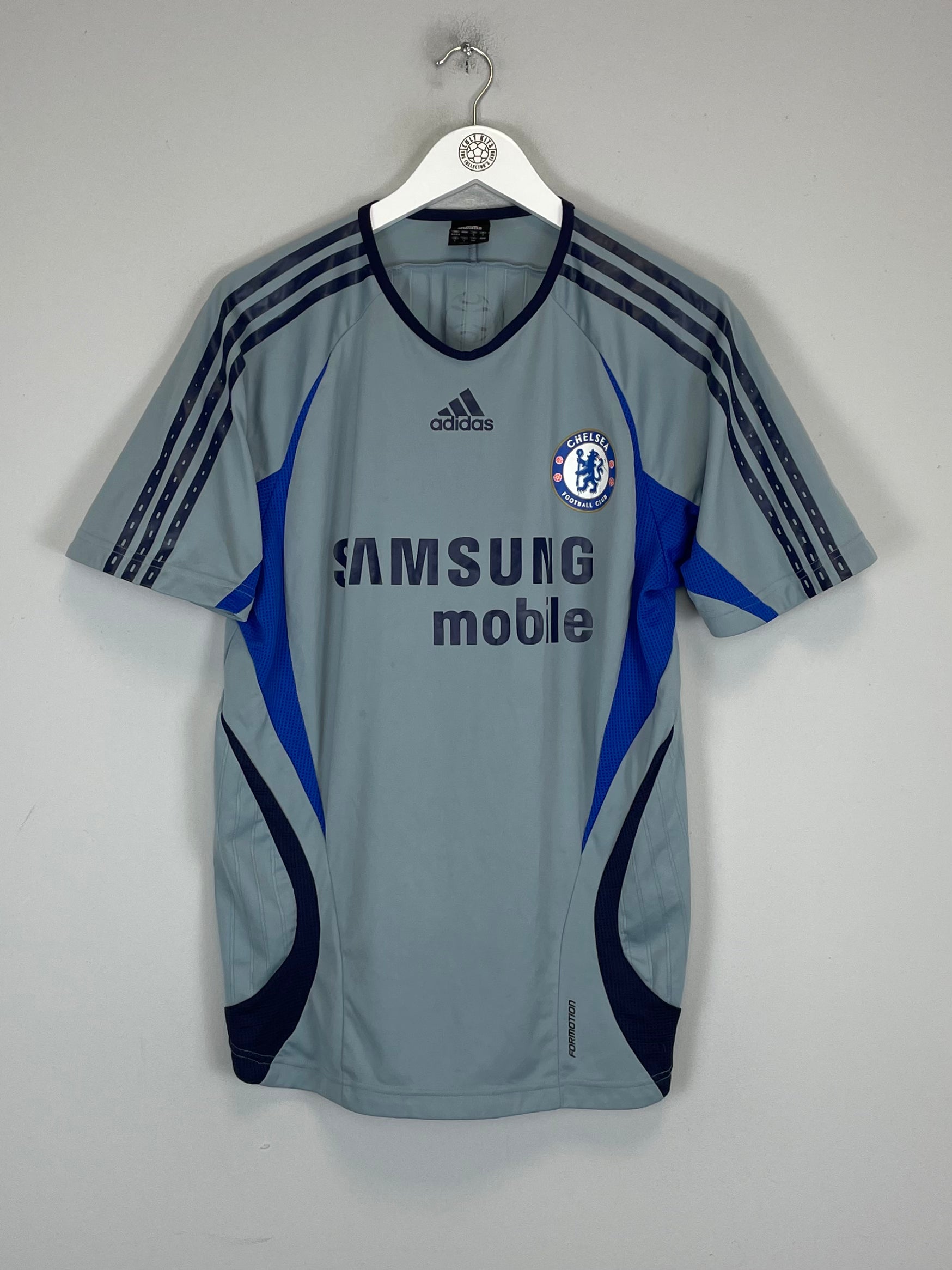 Shop 2006/07 CHELSEA TRAINING SHIRT (L) ADIDAS, classic football shirts, vintage football shirts & retro soccer jerseys at Cult Kits