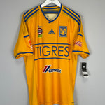 Shop 2014/15 TIGRES L.LOBOS #16 *BNWT* HOME SHIRT (L) ADIDAS, classic football shirts, vintage football shirts & retro soccer jerseys at Cult Kits