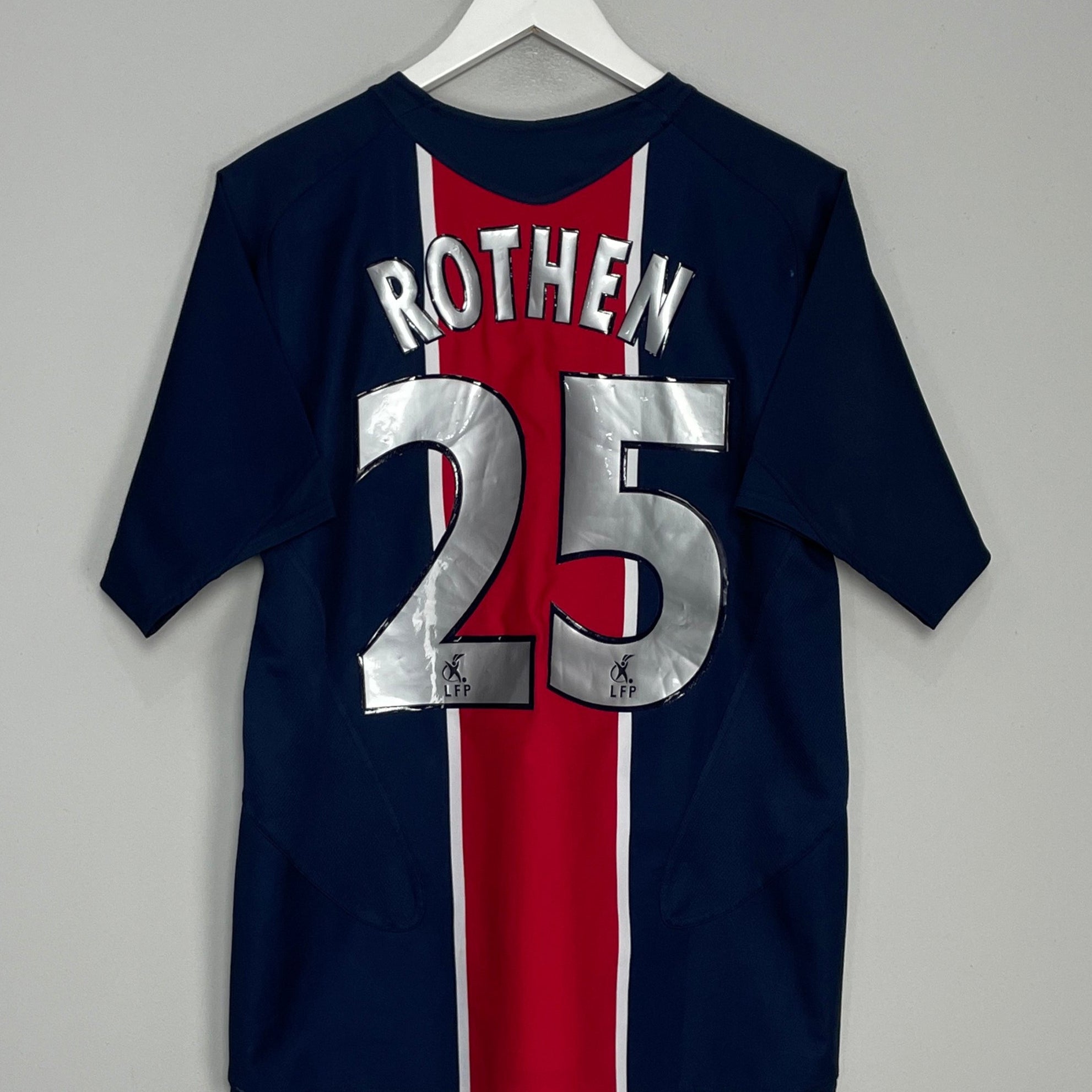Shop 2005/06 PSG ROTHEN #25 HOME SHIRT (S) NIKE, classic football shirts, vintage football shirts & retro soccer jerseys at Cult Kits