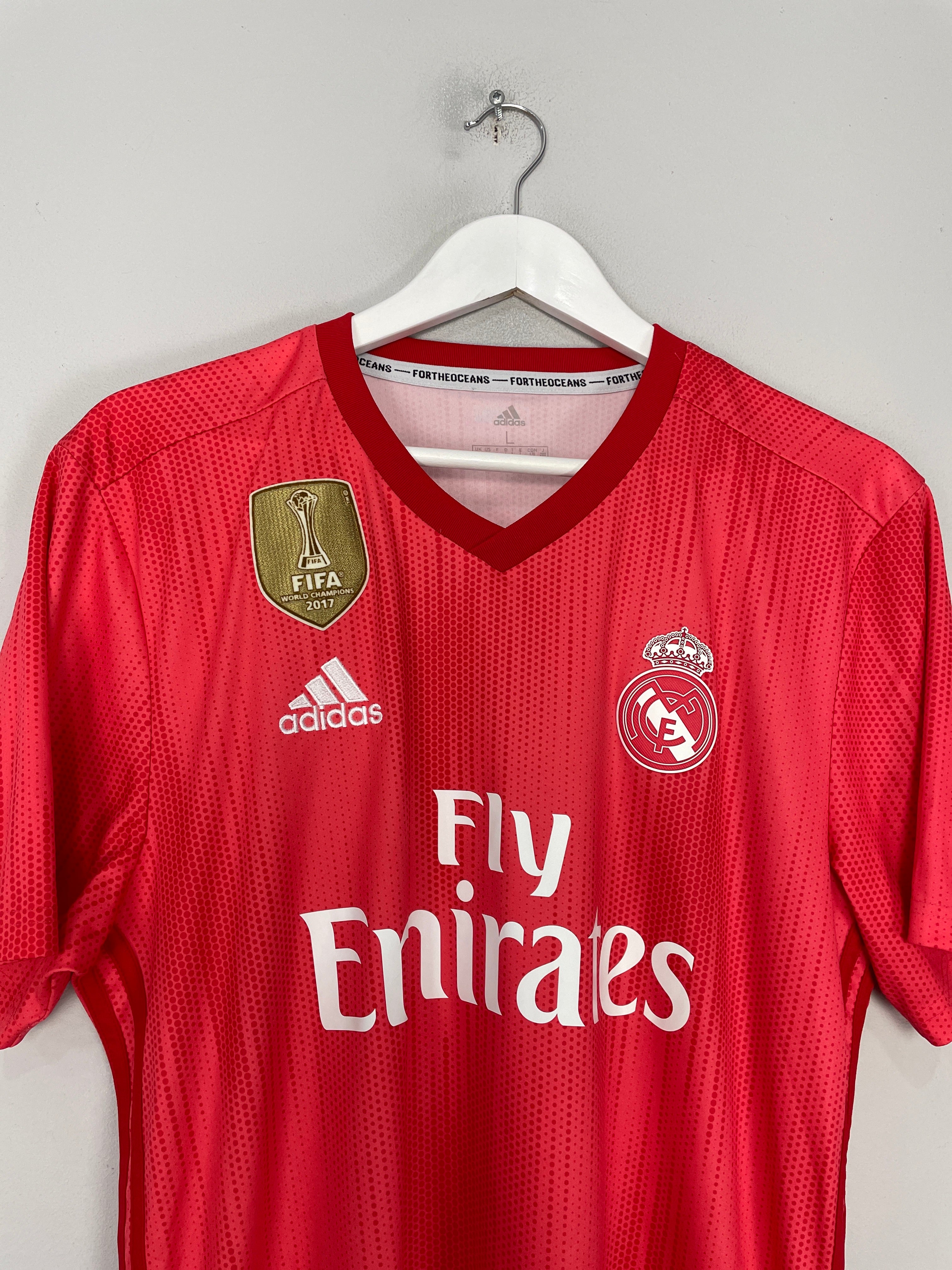 Shop 2018/19 REAL MADRID BENZEMA #9 THIRD SHIRT (L) ADIDAS, classic football shirts, vintage football shirts & retro soccer jerseys at Cult Kits